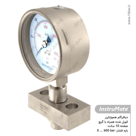 دیافراگم هموژنایزر با فشارسنج مدل 990.30