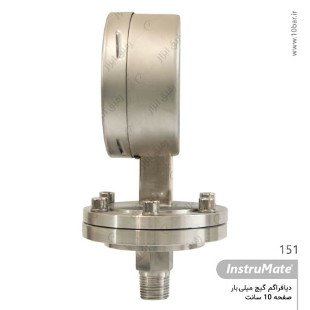 گیج میلی بار دیافراگمی InstruMate مدل 151