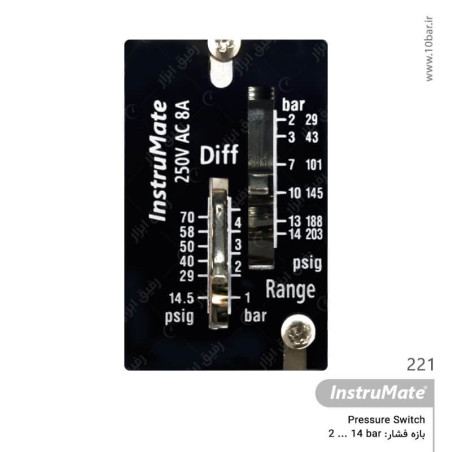 پرشر سوئیچ InstruMate Model 221-G4