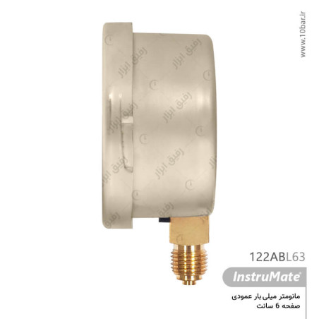 مانومتر میلی بار InstruMate صفحه 6 سانت مدل 122AB