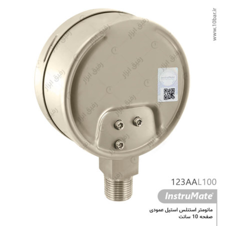 مانومتر میلی بار تمام استیل SS316
