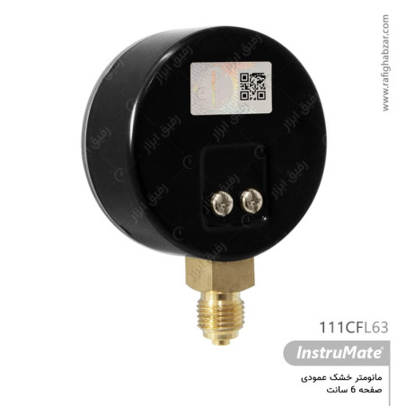 گیج فشار خشک صفحه 6 سانت عمودی