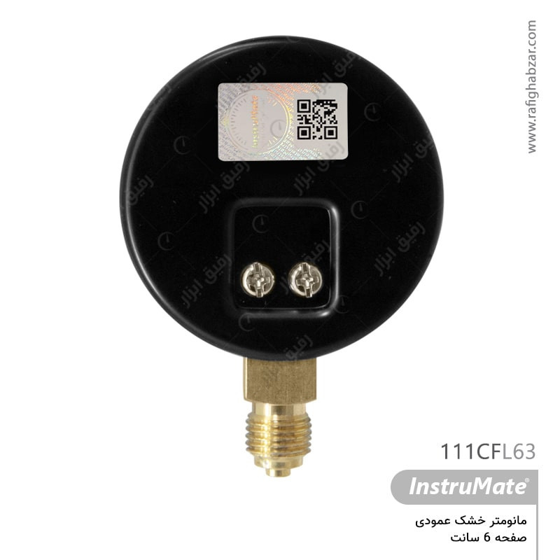 گیج فشار خشک صفحه 6 سانت عمودی