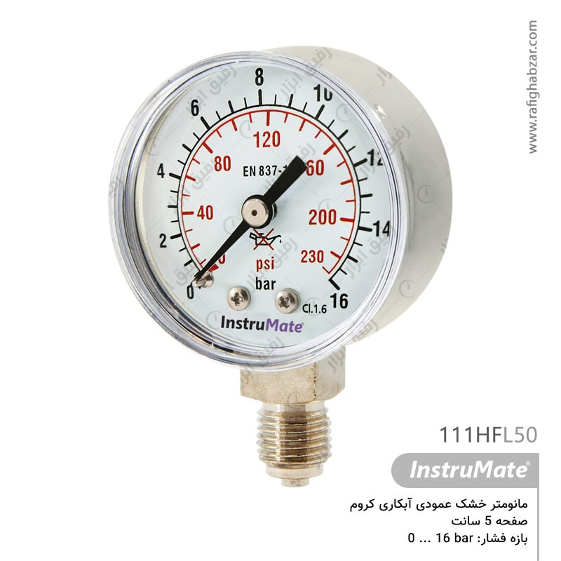 مانومتر اکسیژن صفحه 5 سانت InstruMate