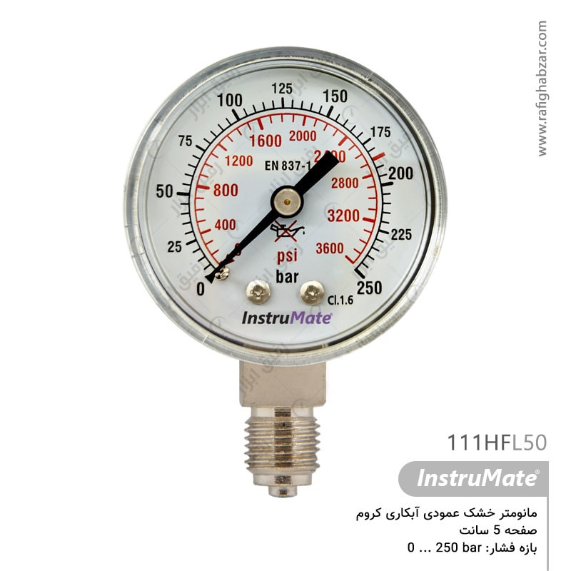 مانومتر اکسیژن صفحه 5 سانت InstruMate