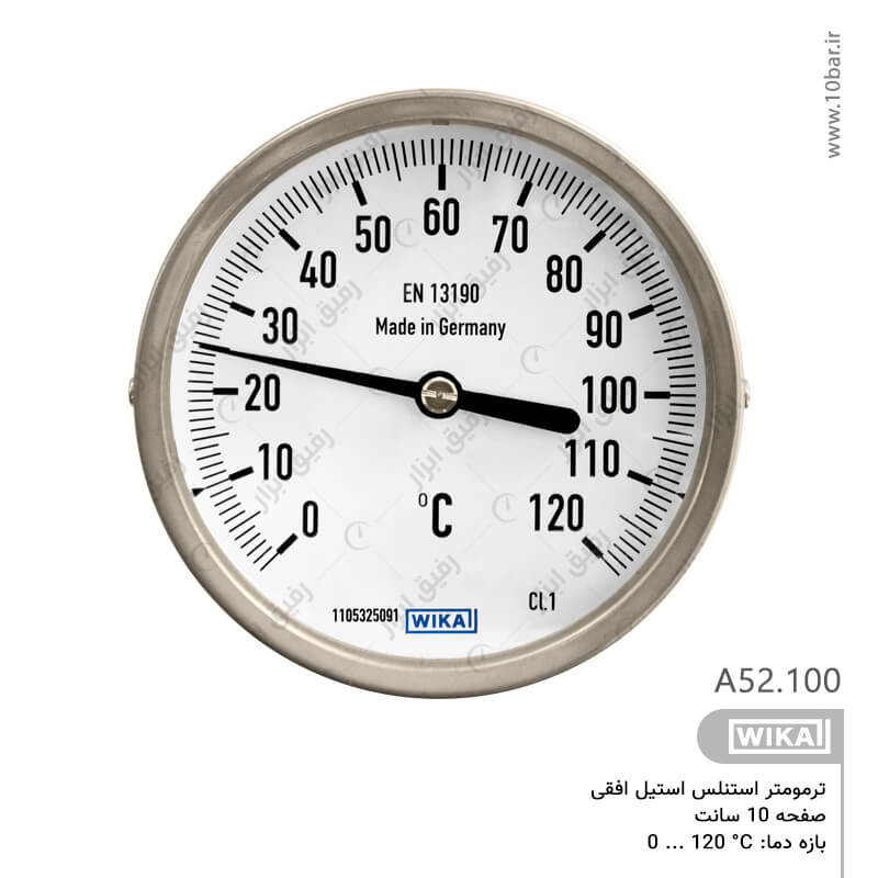 ترمومتر تمام استیل ویکا WIKA مدل A52.100