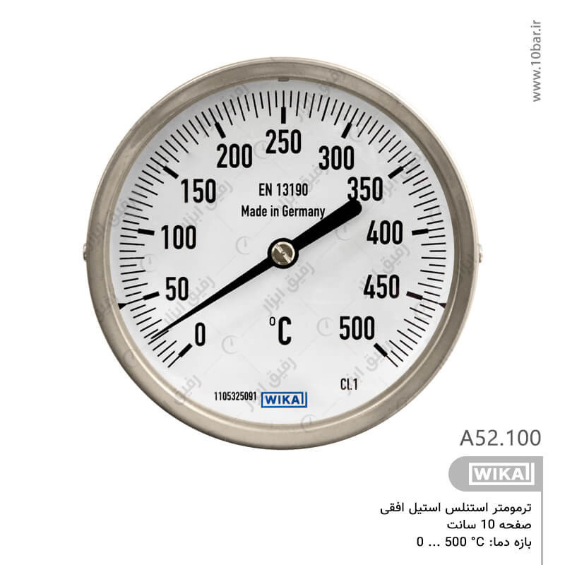 ترمومتر تمام استیل ویکا WIKA مدل A52.100